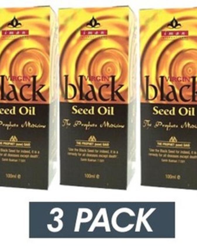 Iman Virgin Black Seed Oil (Virgin Nigella Sativa Oil) 3 Pack x 100ml image